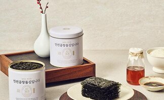 [만전식품] 만전김 만전곱창돌김입니다 무가미 캔김 22g x 4개