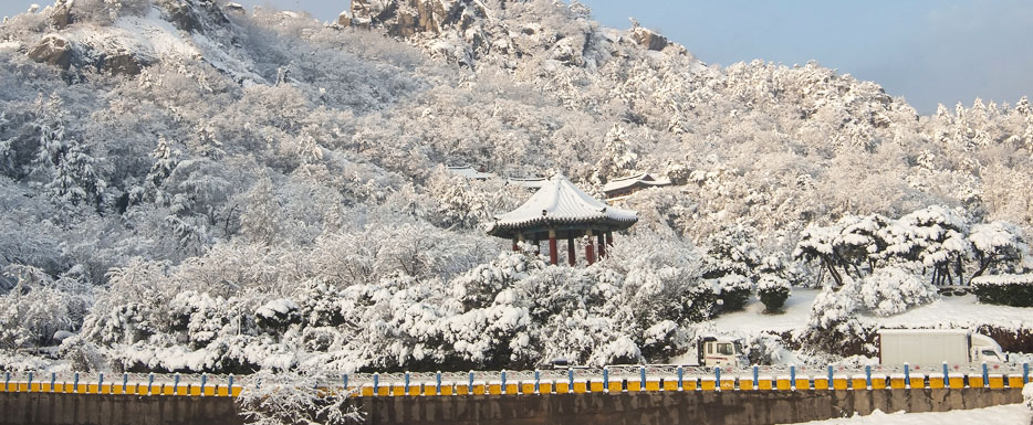 儒達山の風景