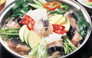 Monkfish soup (Spicy stewed monkfish)