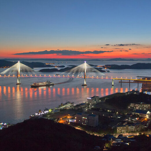 Sunset at Mokpo Bridge