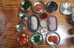 홍어삼합(기본)